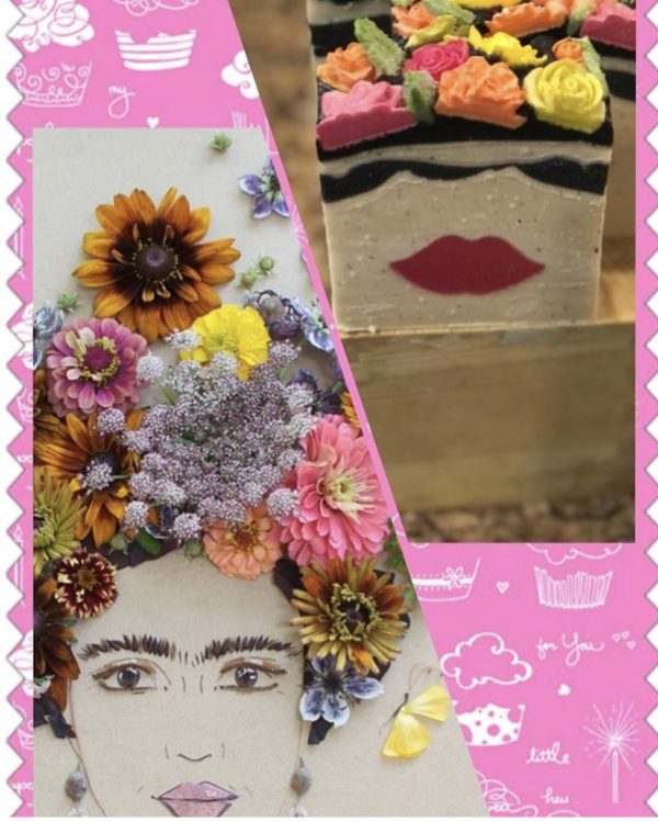 Frida Cannabis Rose Bar Soap - Image 6