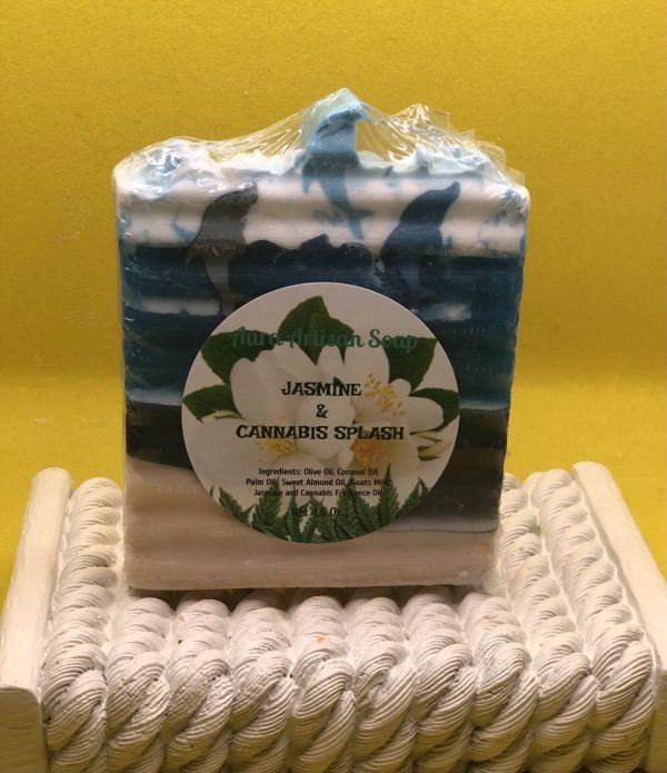 JASMINE and CANNABIS SPLASH  Bar Soap 4.6 Oz.