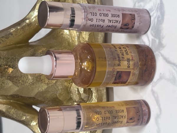 Super Fusion Rose Gold FACIAL OIL Roses Infused ROLL-ON - Image 8
