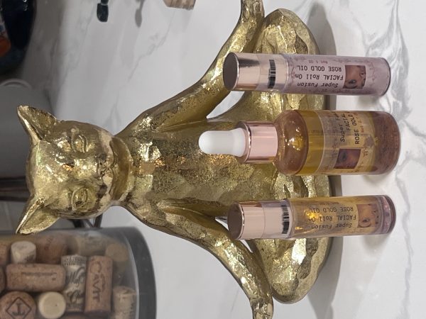 Super Fusion Rose Gold FACIAL OIL Roses Infused ROLL-ON - Image 9